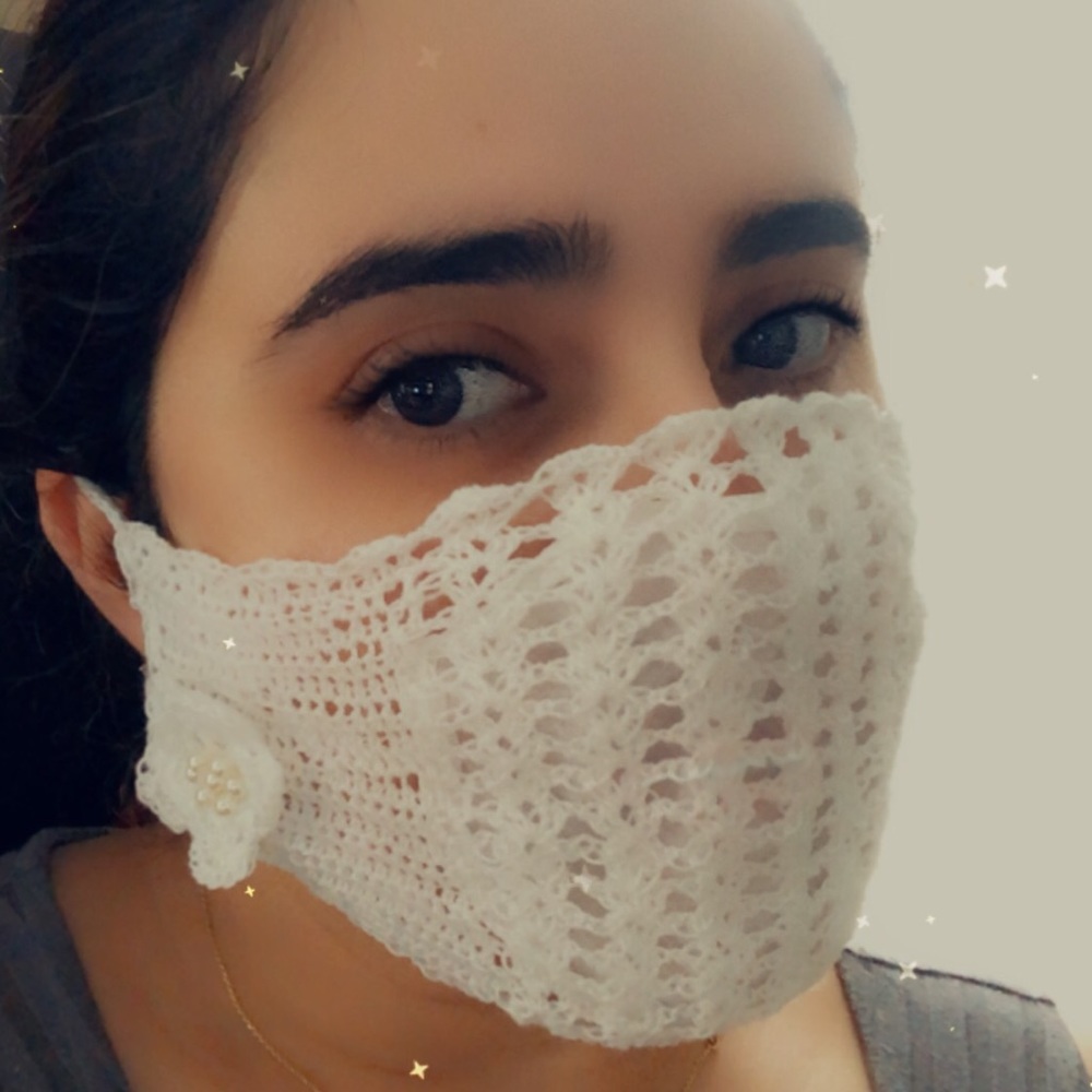 Crochet face masks